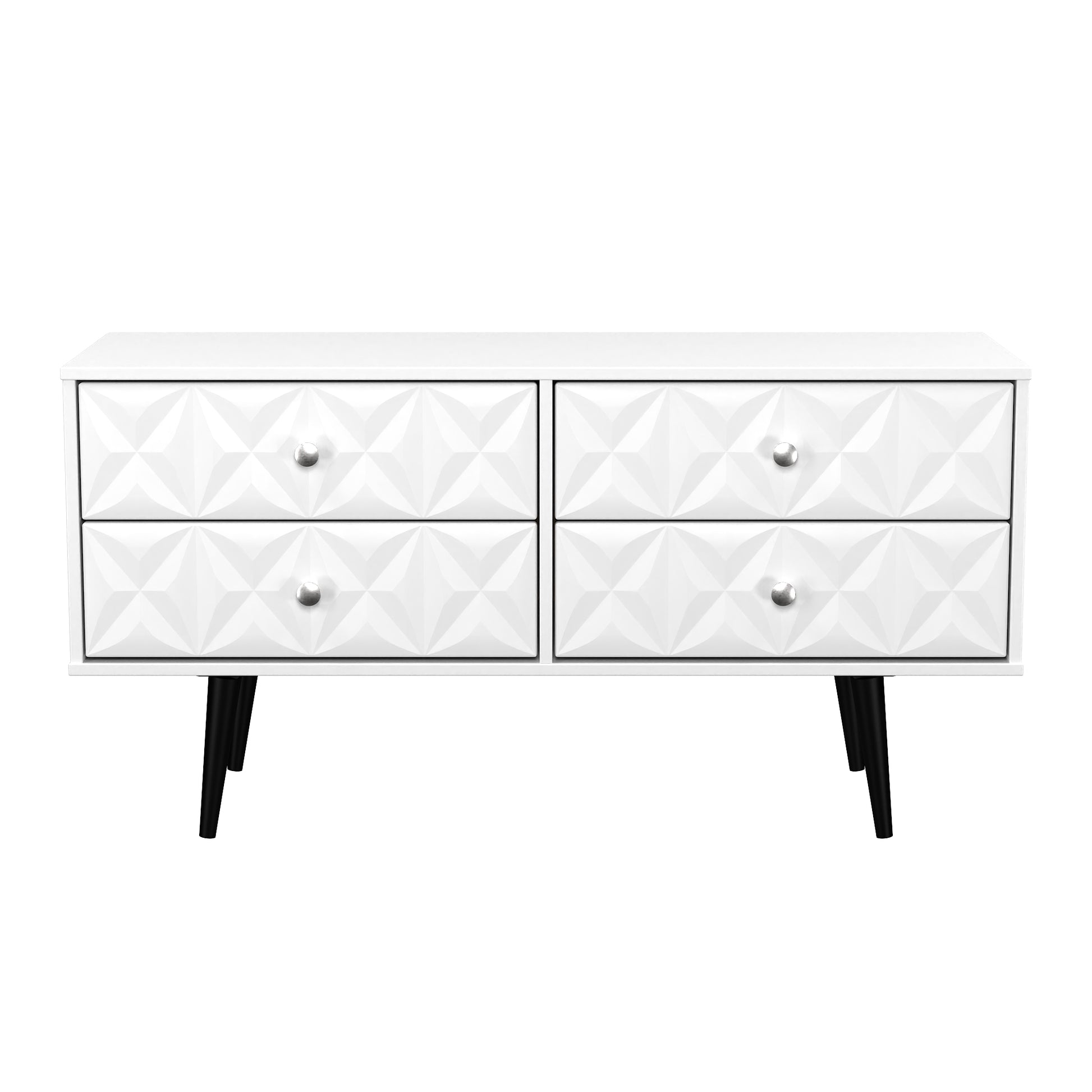 Online Pixel 4 Drawer Bed Box in White Matt Colour