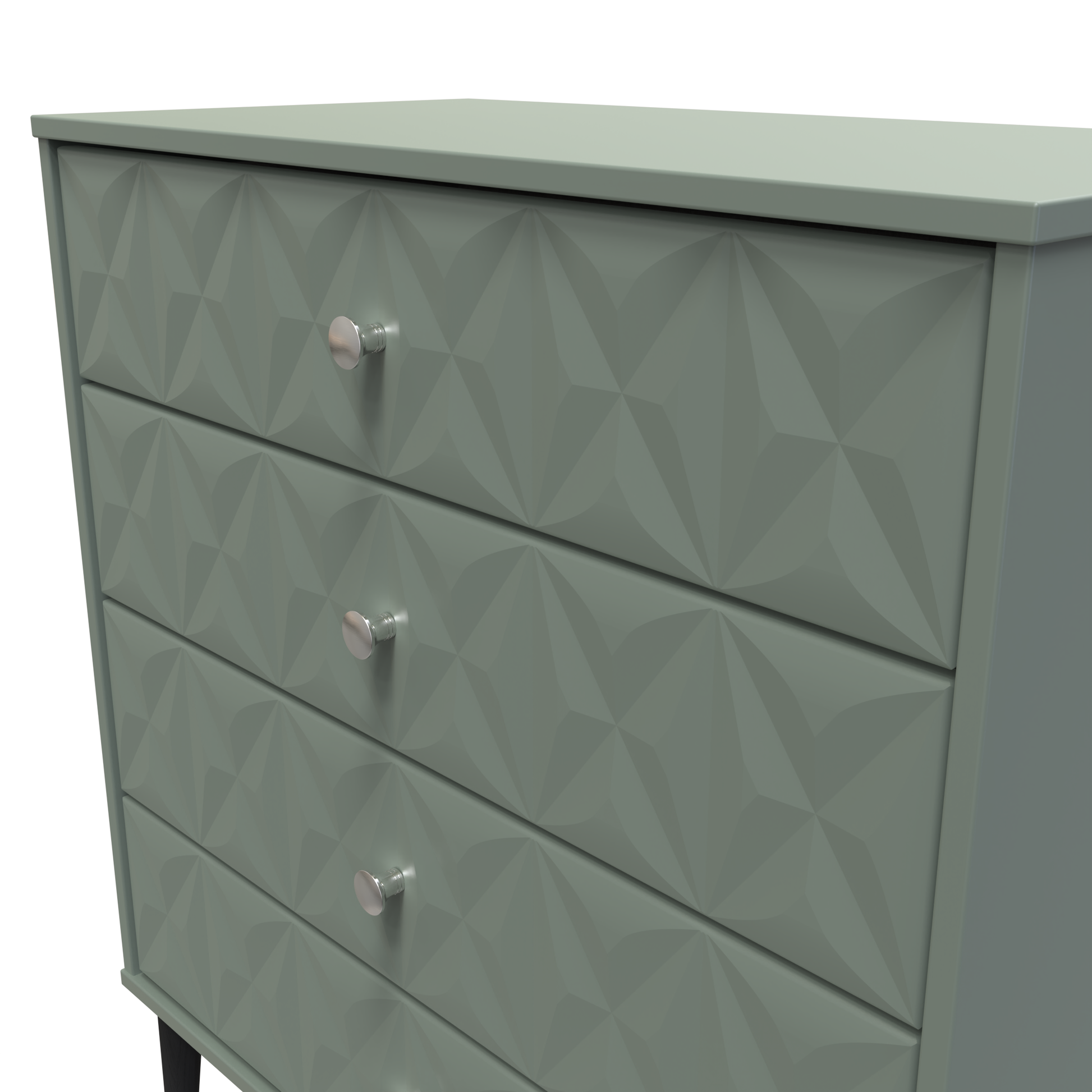 Online Pixel 4 Drawer Chest in Reed Green Colour for Sale