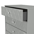 Online Pixel 5 Drawer Chest in Dusk Grey Colour for Sale