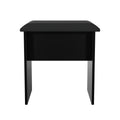 Online Pixel Padded Dressing Stool in Black for Sale