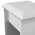 Online Pixel Padded Dressing Stool in White Matt for Sale