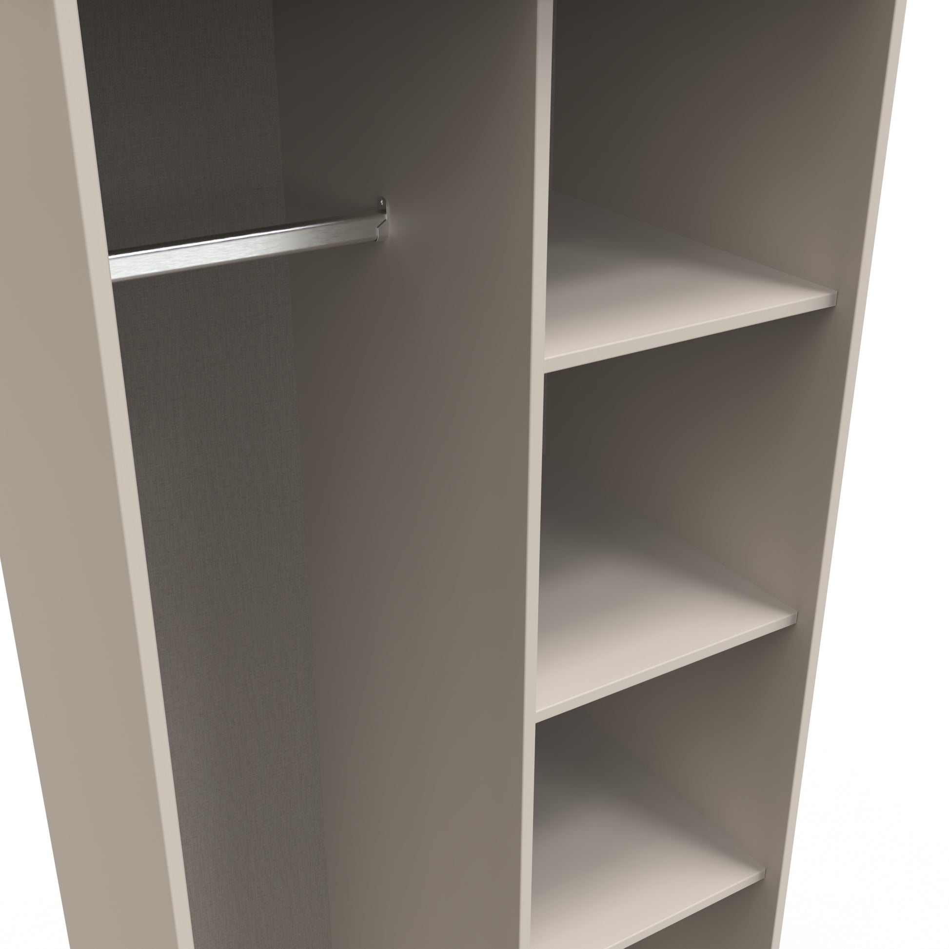 Online Pixel Tall Open Display Wardrobe with Bookcase in Kashmir Matt 