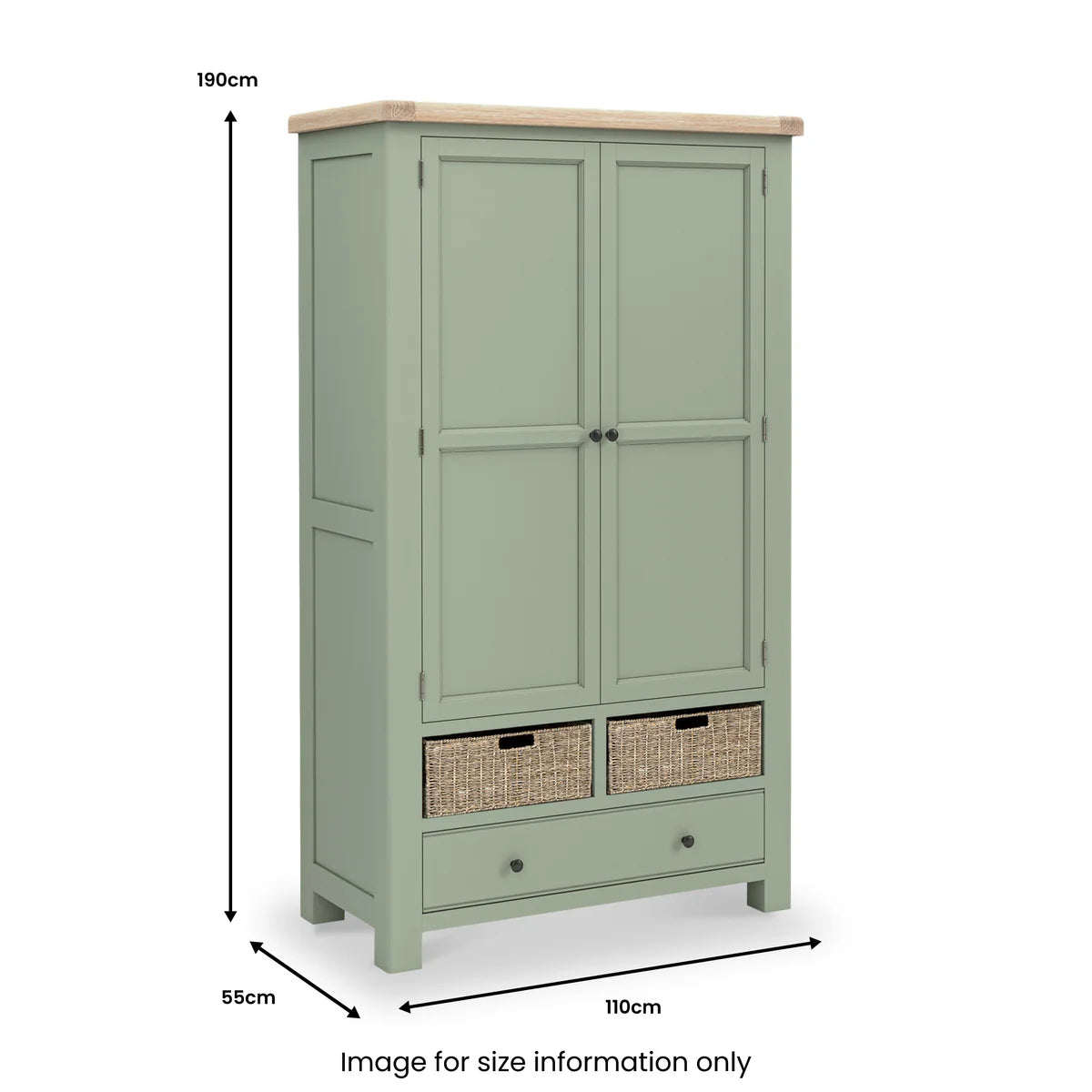 Online Salcombe Kitchen Larder Unit Sage for Sale