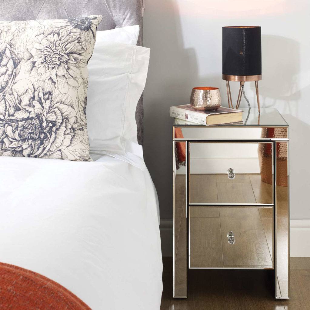 Online Seville 2 Drawer Bedside