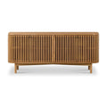Online Soho Oak Slatted Large Sideboard