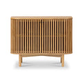 Online Soho Oak Slatted Small Sideboard