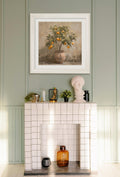 Mediterranean Orange Tree - Cream Hurstwood Square Frame - Blythe Living