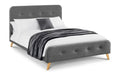 Order Astrid Curved Retro Buttoned Bed - Blythe Living