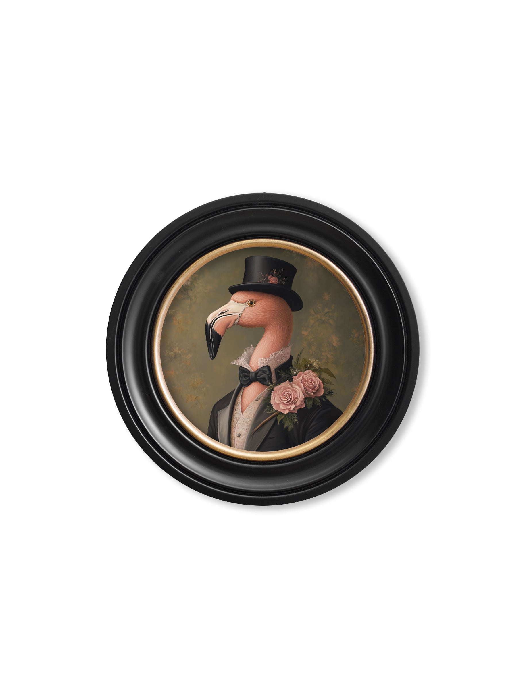Order Baron Von Blush vintage style round wall art free UK delivery