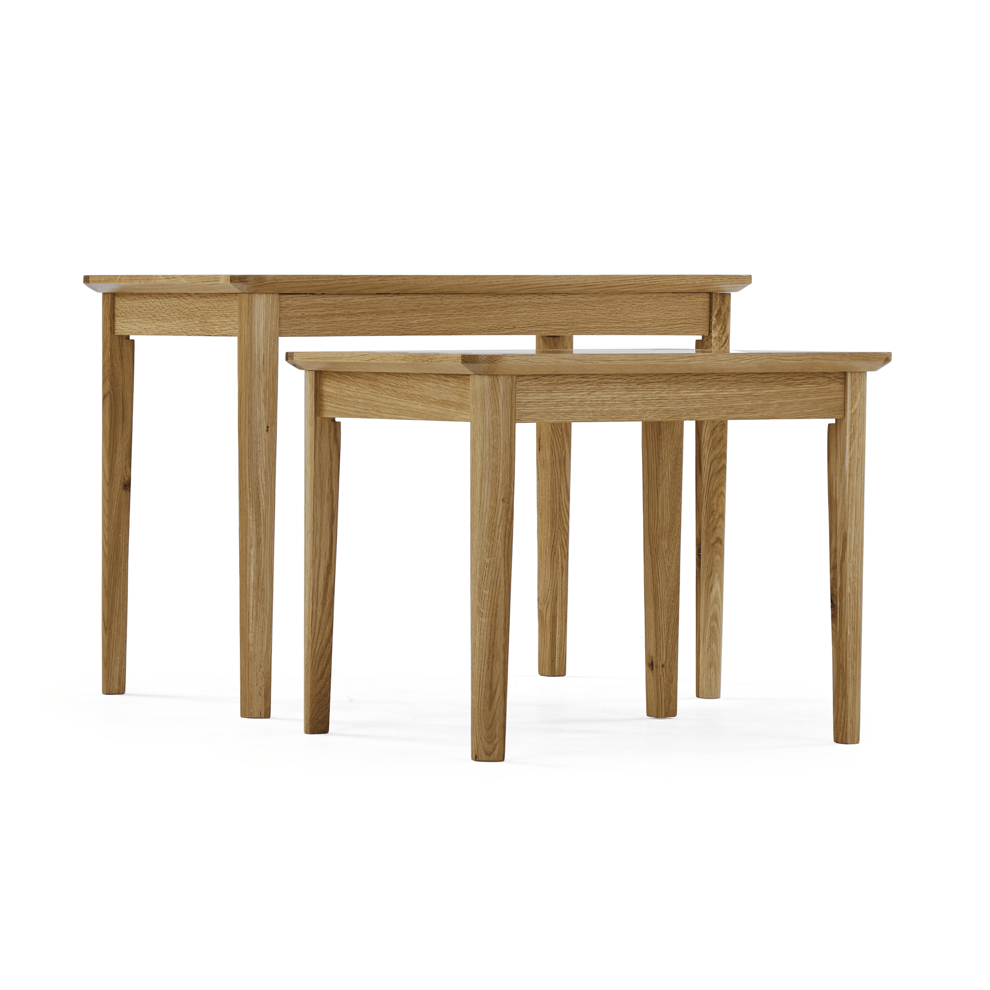 Order Bath Oak Traditional Nesting Side Tables with Fast Delivery