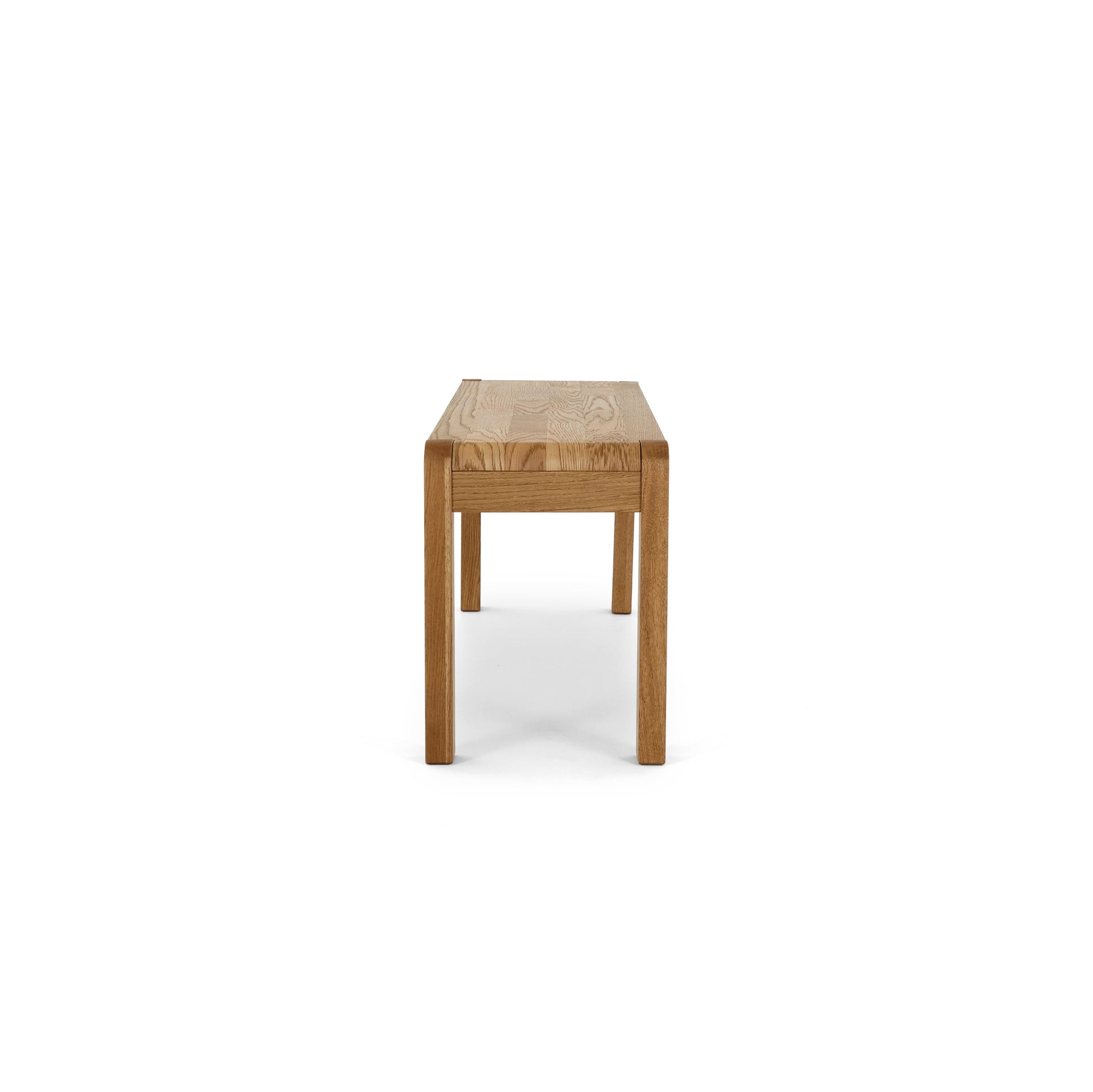 Order Bergen Oak Dining Bench lacquer finish British dining furniture online
