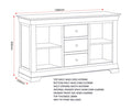 Order Bordeaux 3+2 Drawer Chest Ivory timeless bedroom storage online UK
