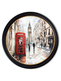 Order British heritage wall art in three round sizes
