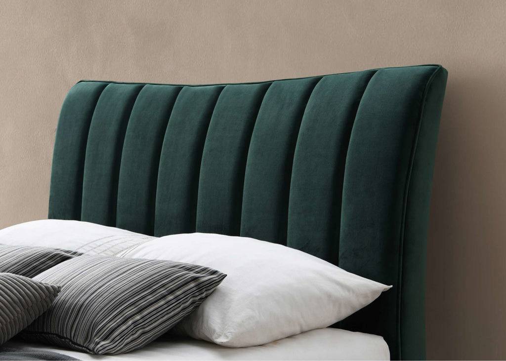 Order Clover Fabric Bed Green  Luxurious Bed - Blythe Living