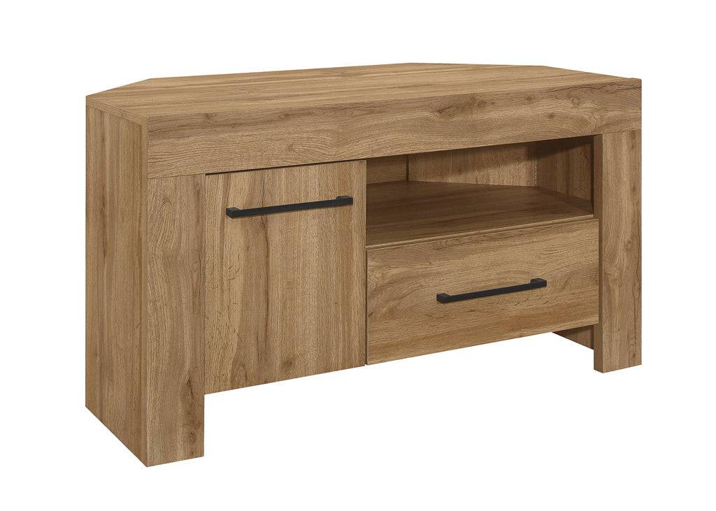 Order Compton Corner TV Unit Oak TV Cabinet - Blythe Living