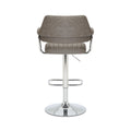 Order Cortez Leather Effect Charcoal Bar Stool online UK