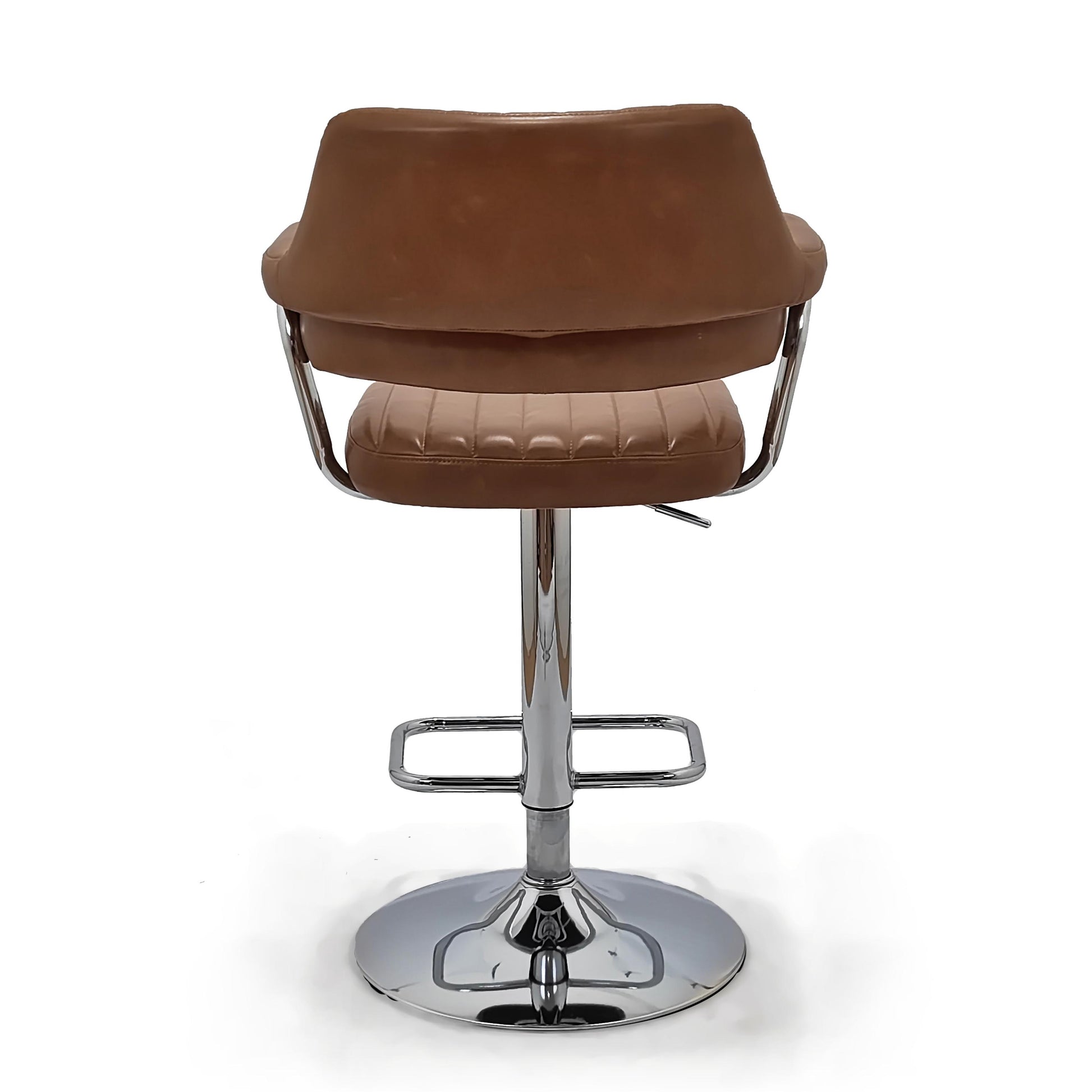 Order Cortez Leather Effect Tan Bar Stool online UK