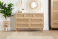 Order Croxley oak rattan chest of drawers online UK
