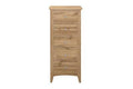 Order Hampstead 5 Drawer Tall Chest Oak narrow bedroom storage UK
