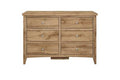 Order Hampstead 6 Drawer Chest Oak online six drawer bedroom chest
