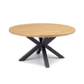 Order Jakarta round table with Maldives rope weave chairs
