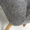 Order Mallory Curved Wing Grey Armchair for Home Delivery