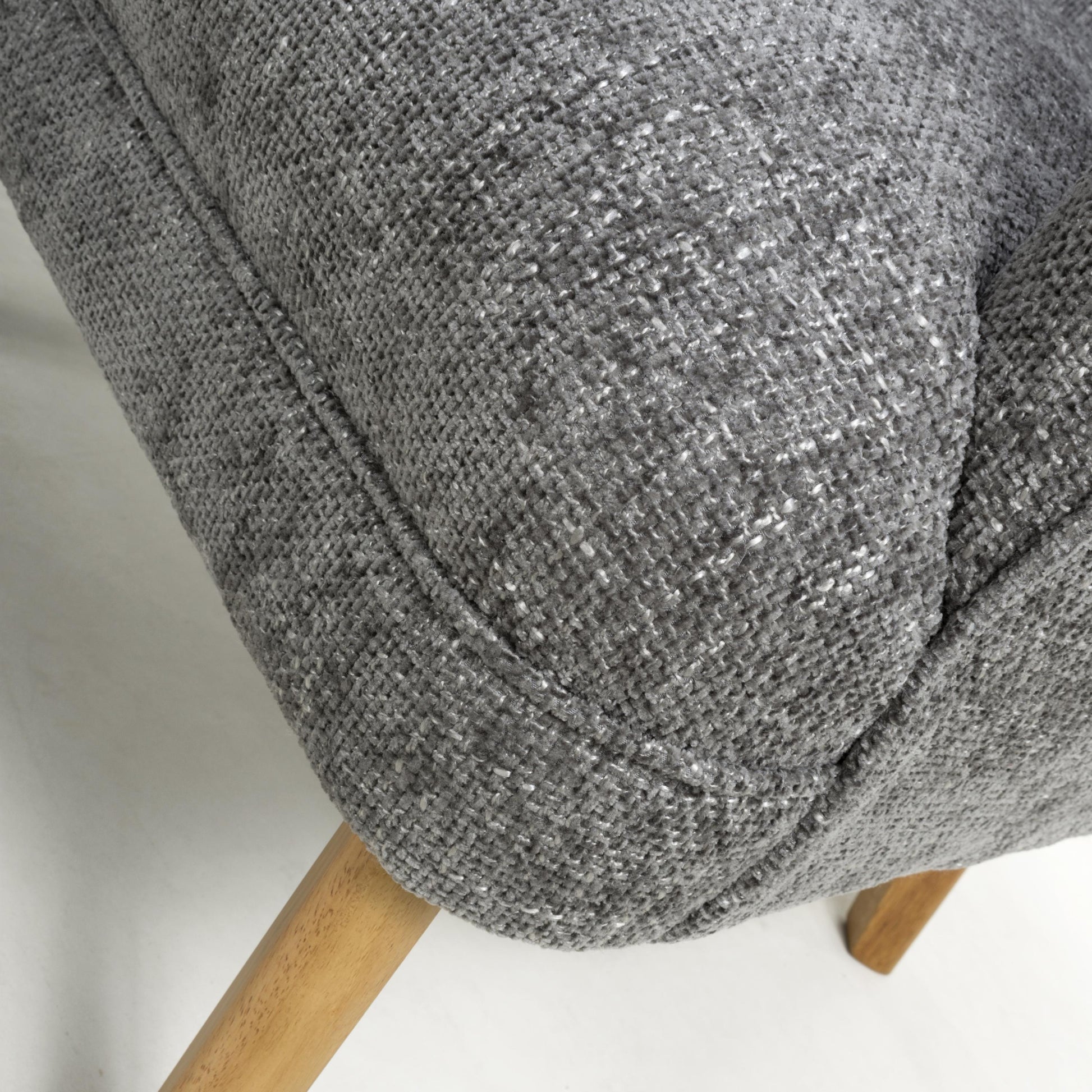 Order Mallory Curved Wing Grey Armchair for Home Delivery