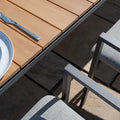 Order Maze Jakarta luxury outdoor wood 10 seater extending rectangular dining set