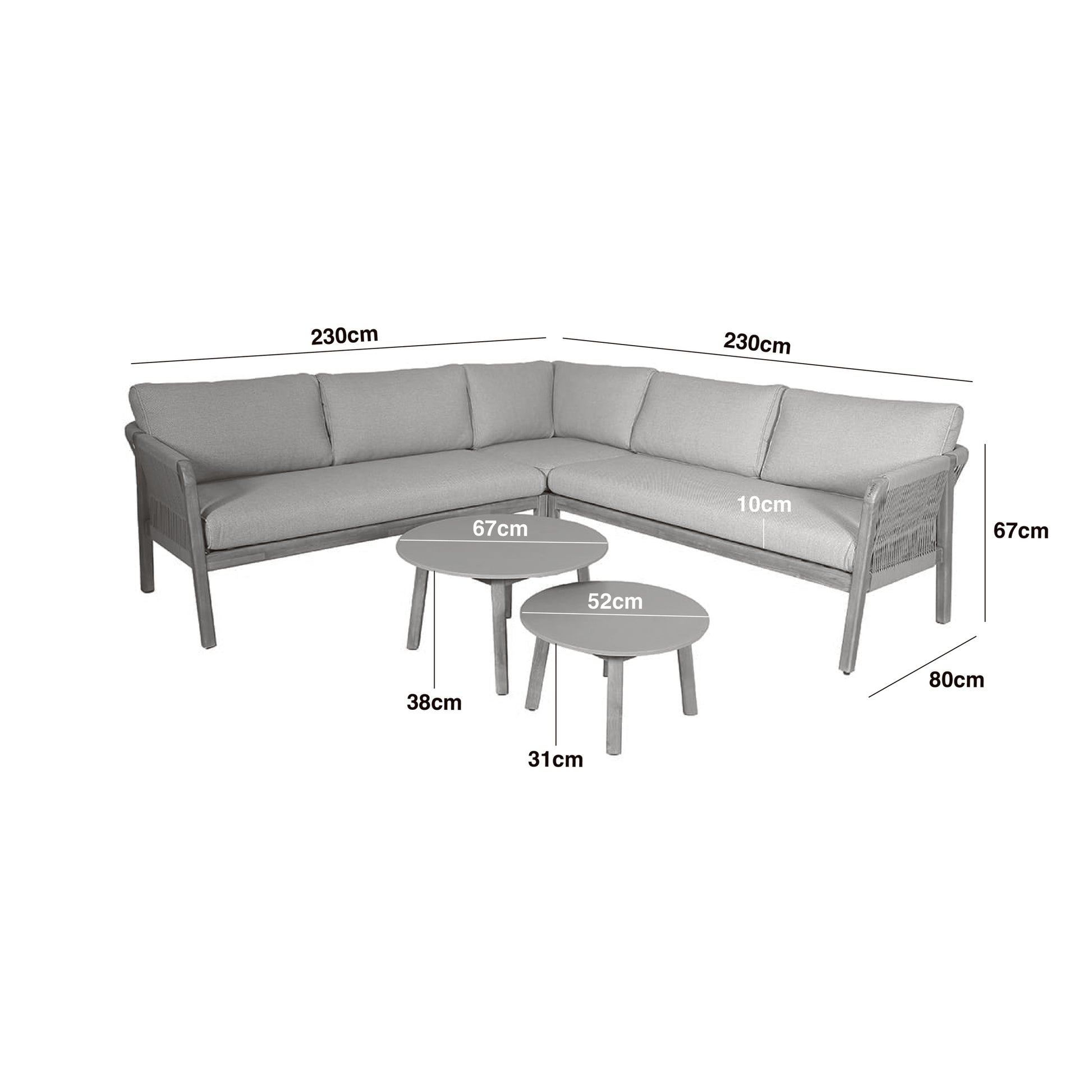 Order Maze Martinique outdoor corner sofa set today