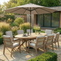 Order Maze New York 8 Seat Oval Aluminium Dining Set patio dining solution