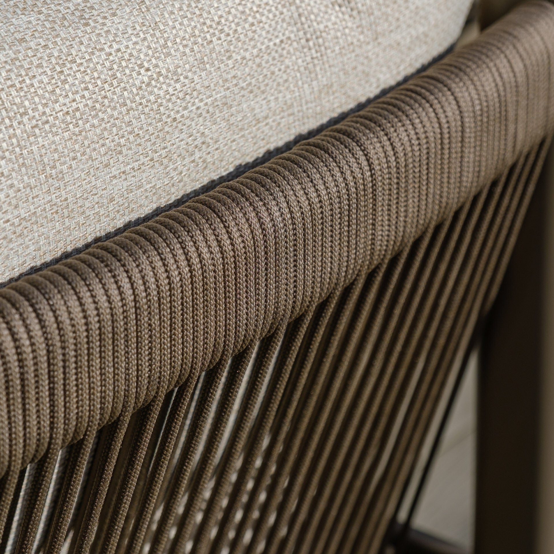 Order Maze Sicily luxury rope weave corner group with matching coffee table