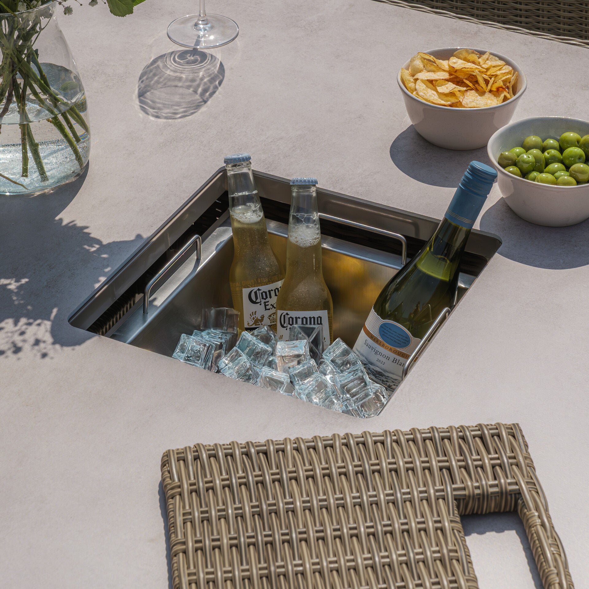Order Maze Winchester Royal Rattan Sofa Set Ceramic Glass today

