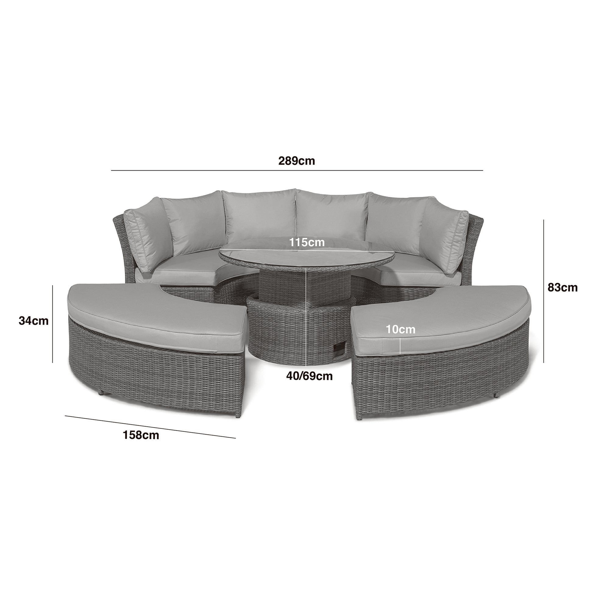 Order Maze Winchester lifestyle suite with adjustable rising table