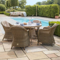 Order Maze Winchester luxury outdoor 4 seater round dining furniture group