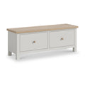 Order Modern Country 2 Drawer Blanket Bench Stone Grey