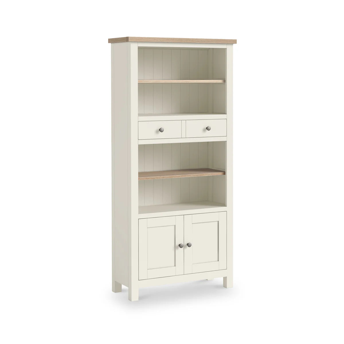 Order Modern Country Display Bookcase Coconut White Online