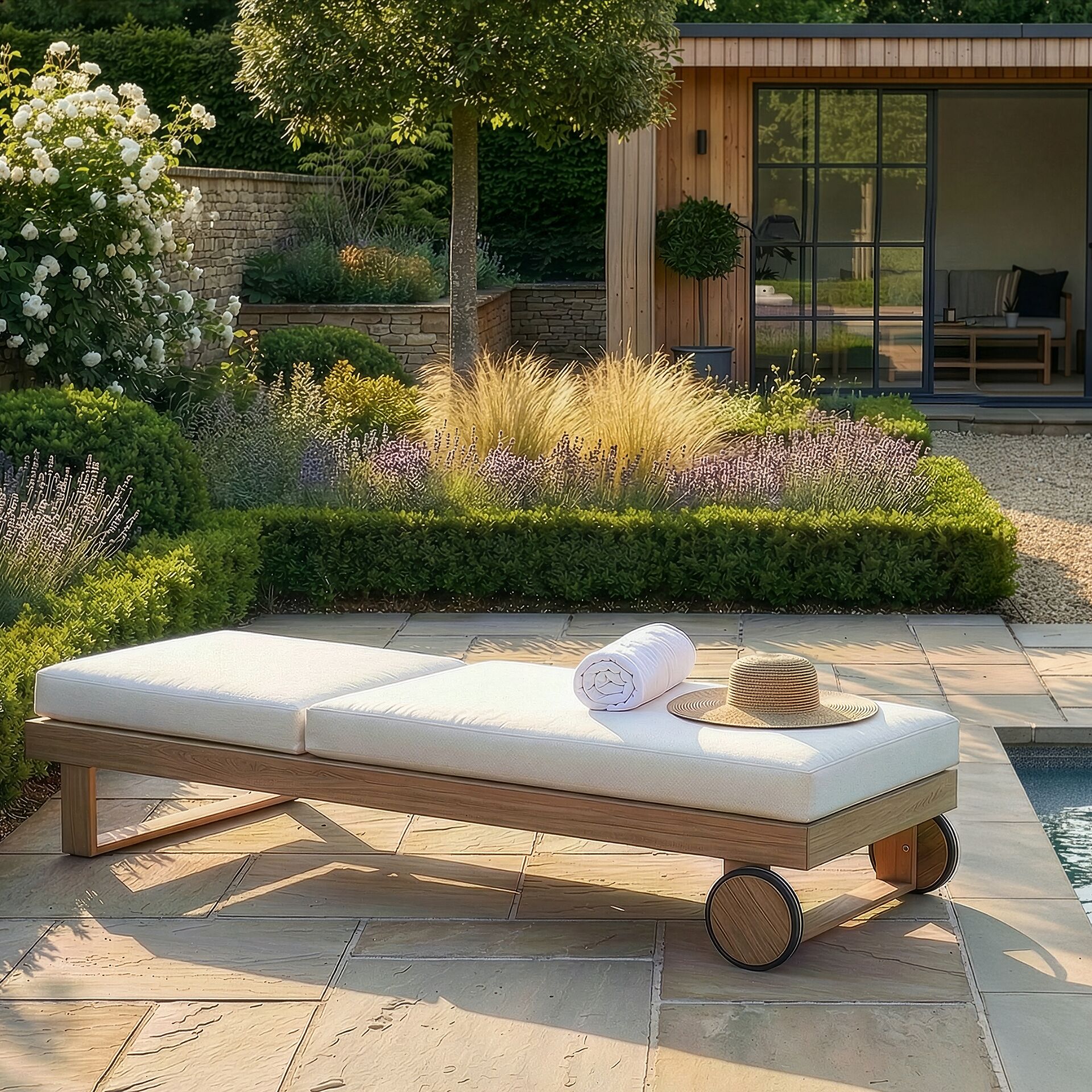 Order New York sunlounger online with free UK delivery
