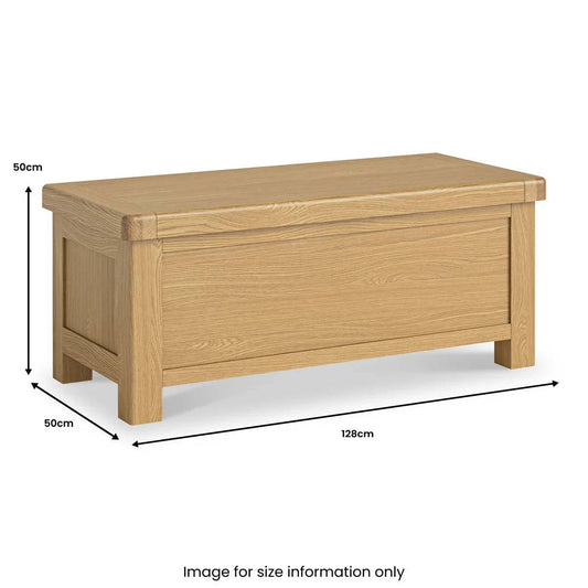 Order Normandy Oak Blanket Box online