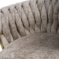 Order Ontario Chenille Effect Mink Dining Chair 