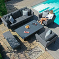 Order Outdoor Fabric Pulse 3 Seat Sofa Set with Flanelle for modern patios