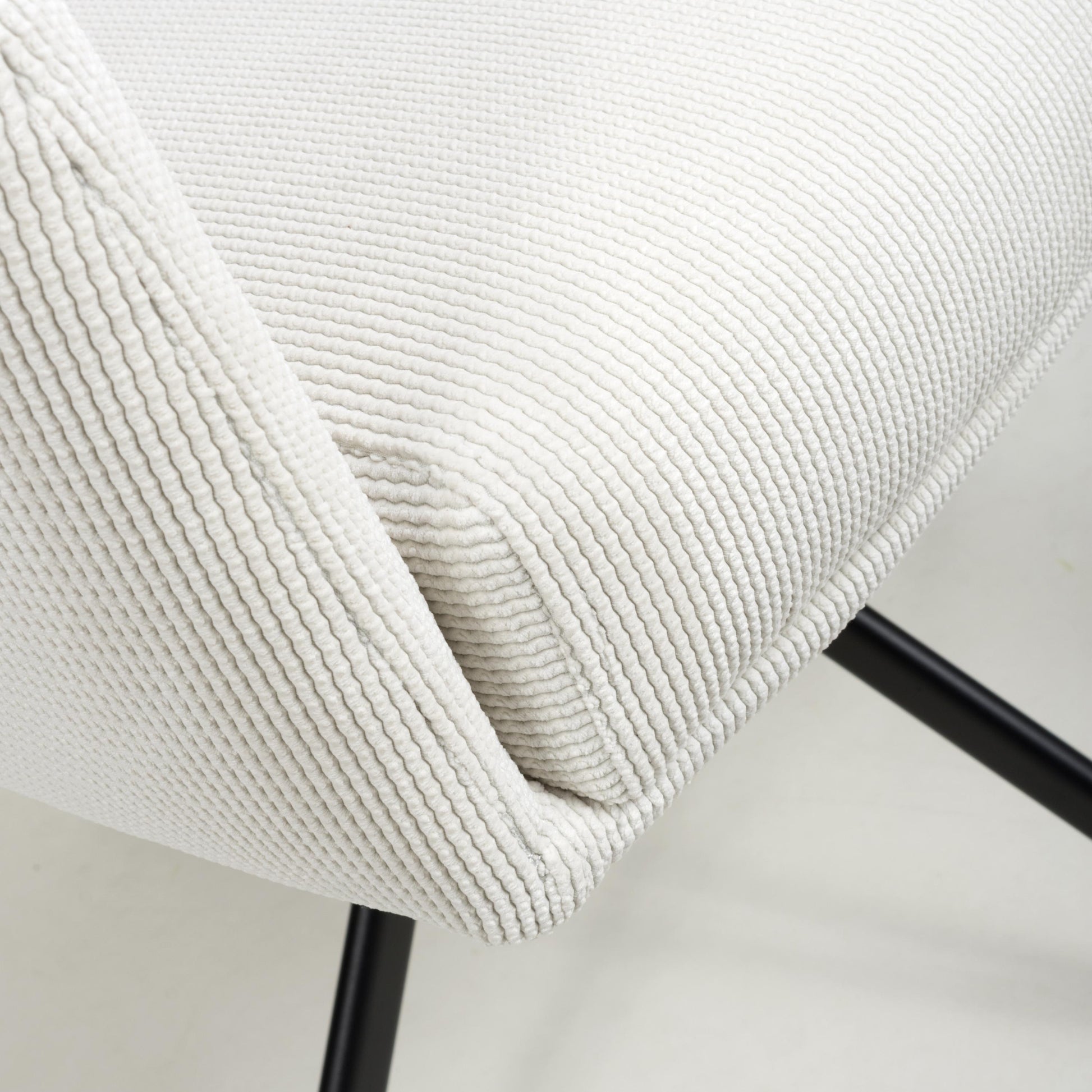 Order Polaris Corduroy White Swivel Chair online UK