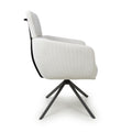 Order Polaris Corduroy White Swivel Chair online today