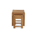 Order Scandi-Style Light Oak Nesting Tables - Best Price | Blythe Living