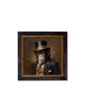 Order Sir Bananington chimpanzee framed portrait wall art free UK delivery
