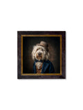 Order Sir Wooliam Old English Sheepdog framed portrait free UK delivery
