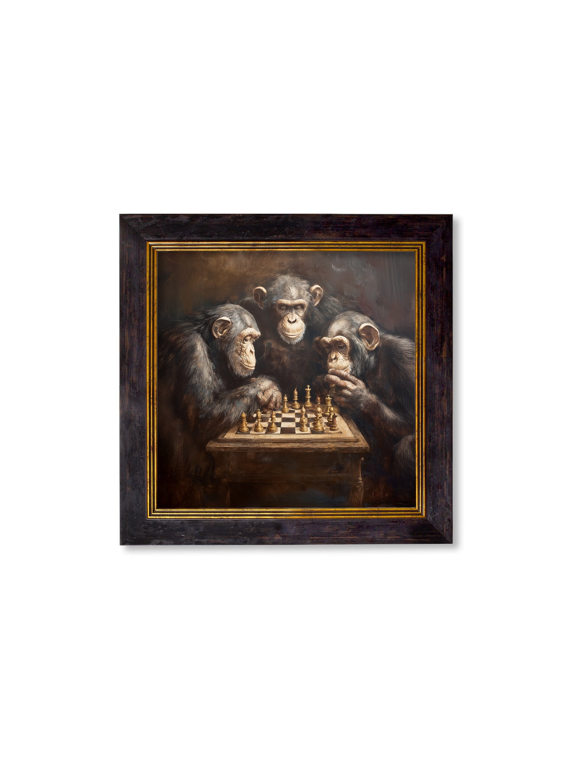 Order The Chess-Playing Chimps Oxford Square Frame free UK delivery
