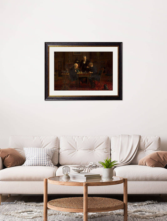 Order Thomas Eakins Chess Players fine art framed print online
