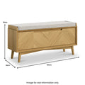 Order Valencia Oak Storage Bench online