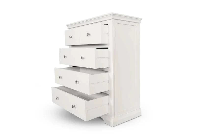 Order Winchester soft white painted multi drawer chest Blythe Living