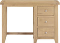 Order a natural oak dressing table set